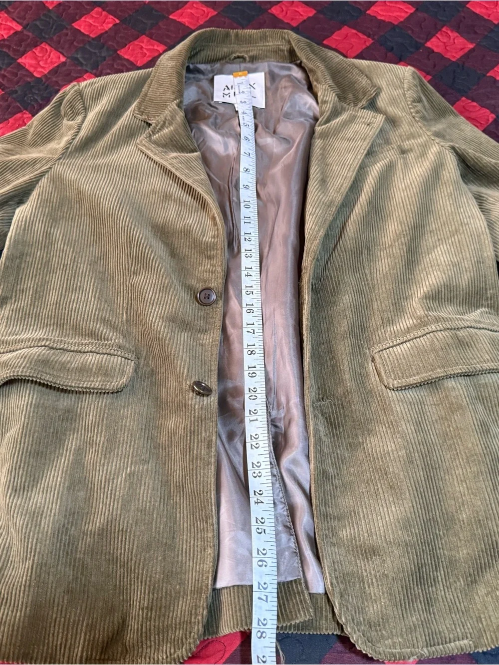 Alex Mill Corduroy Blazer Olive Men’s Large